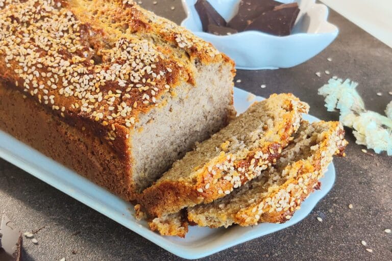 Bolo De Banana, Tahini E Chocolate