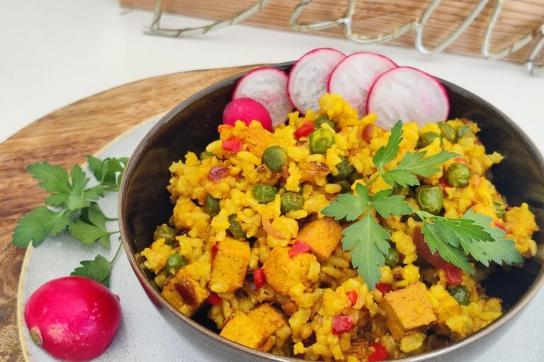 Arroz RÁpido Com TofÚ Fumado