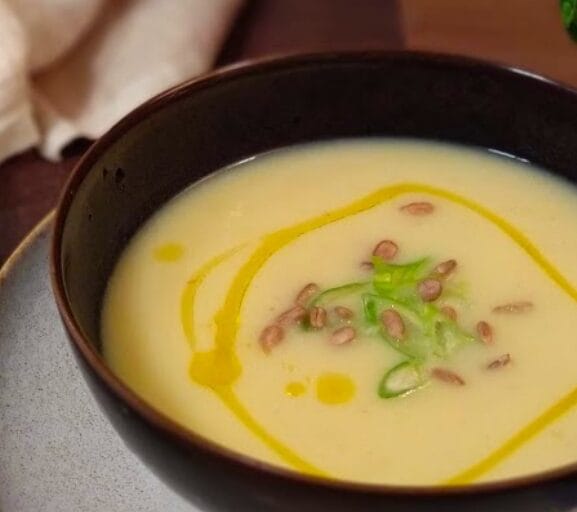 Creme De Couve Flor E Alho Francês