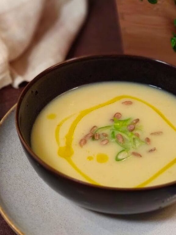 Creme De Couve Flor E Alho Francês