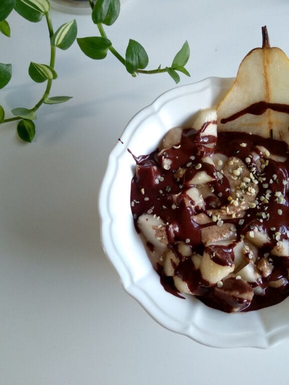 Papas De Aveia E Pera