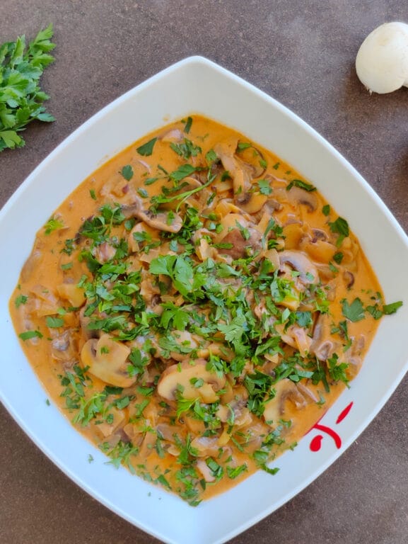 Strogonoff De Cogumelos