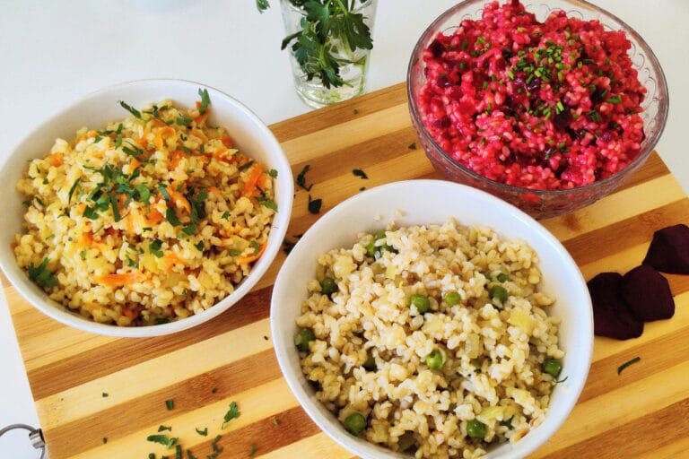 Arroz integral 3 receitas