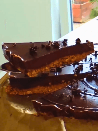 Tarte de Chocolate e Manteiga de Amendoim