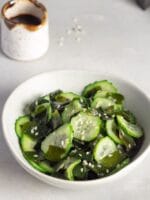 Salada de Pepino e Wakamé