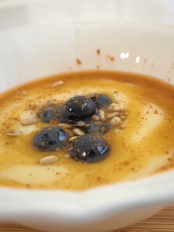 CREME DE MILLET COM MAÇÃ