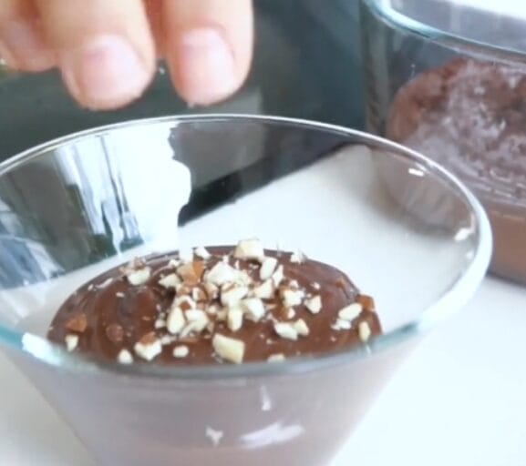 MOUSSE DE CHOCOLATE VEGAN SEM AÇÚCAR